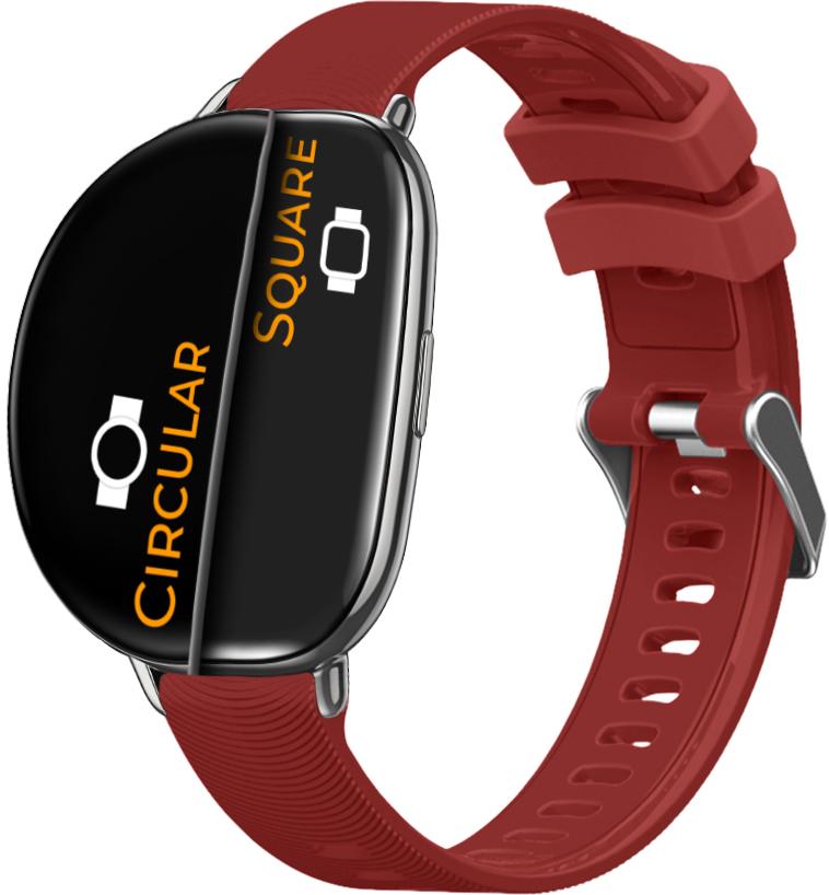 Ремешок Bend для ZEPP E Square/Circular Wine (26338-42)