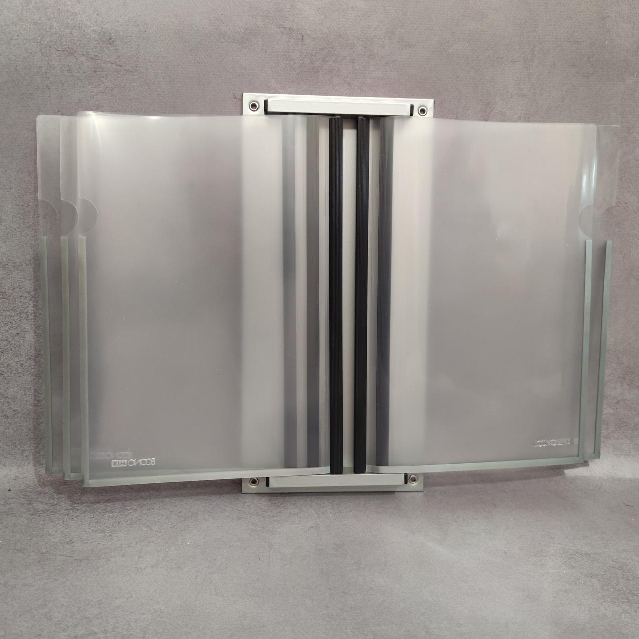 Стенд-книжки Эконом на 5 карманов без заголовка Серебристый (1812534335) - фото 2