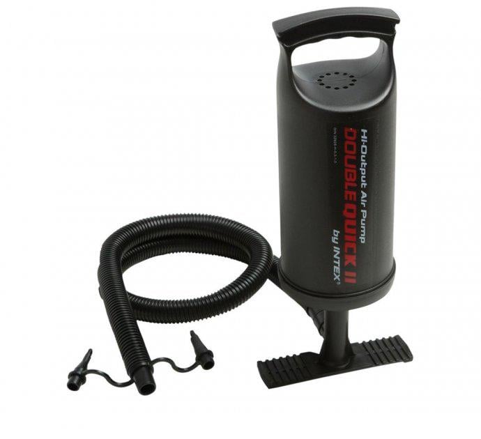 Насос ручной для надувных изделий Intex 68614 с насадками 1,7 л 36 см Черный (10963268)