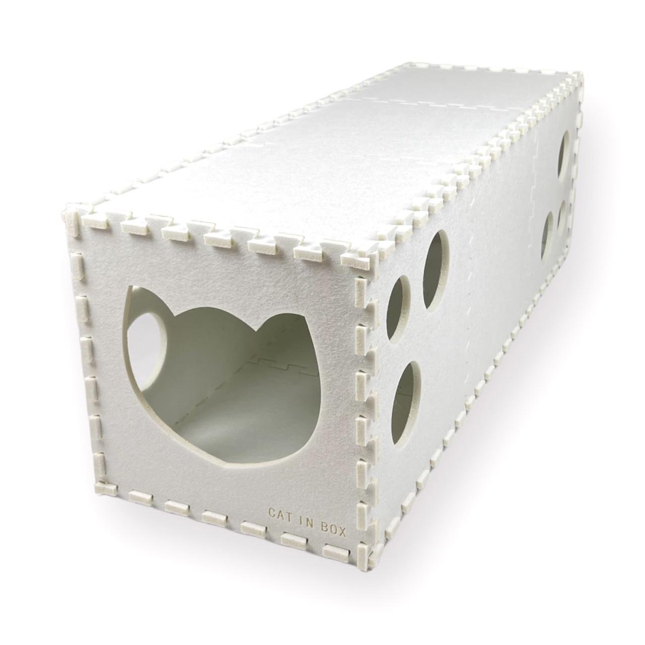 Домик-туннель трансформер для котиков CAT IN BOX Белый (2001614513) - фото 3 Домик-туннель трансформер для котиков CAT IN BOX Белый (2001614513) - фото 3