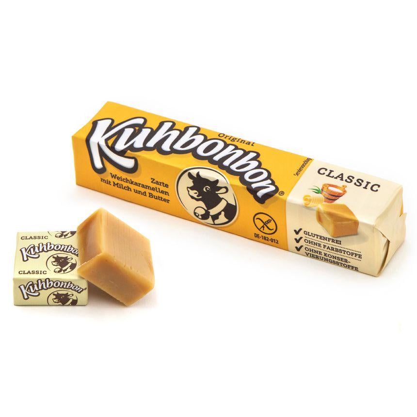 Цукерки без глютену Kuhbonbon "Корівка" класичні 72 г (4028452109658)