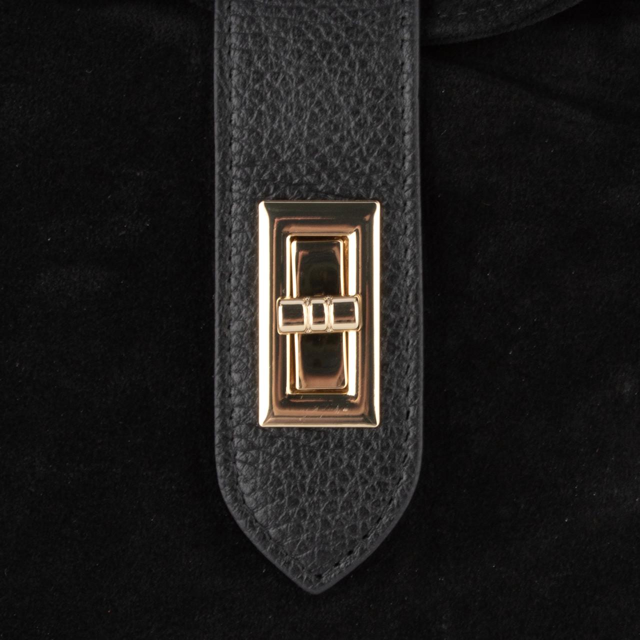 Сумка женская Virginia Conti замшевая (04034) Черный - фото 3