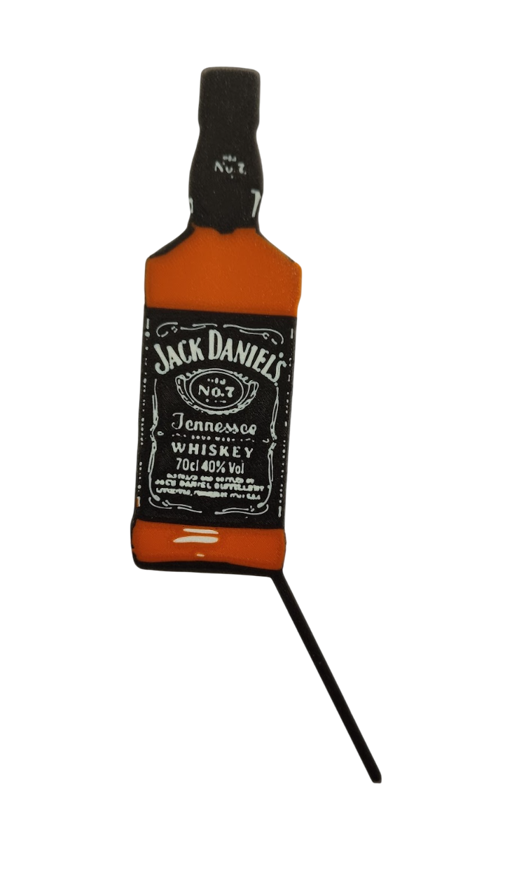 Топпер для торта Jack Daniels 142х45 мм (642)