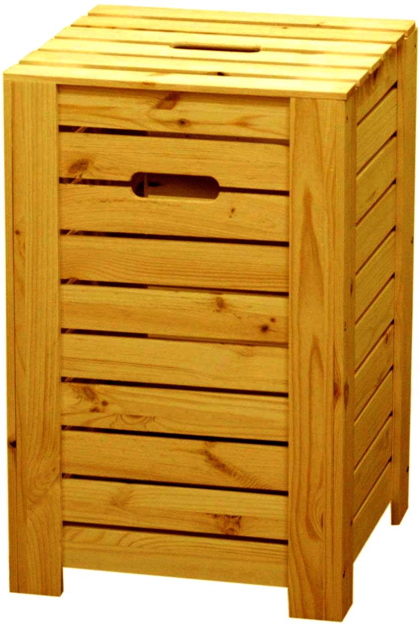 Корзина для белья из дерева Мехон Карри (КЗБ-002103)