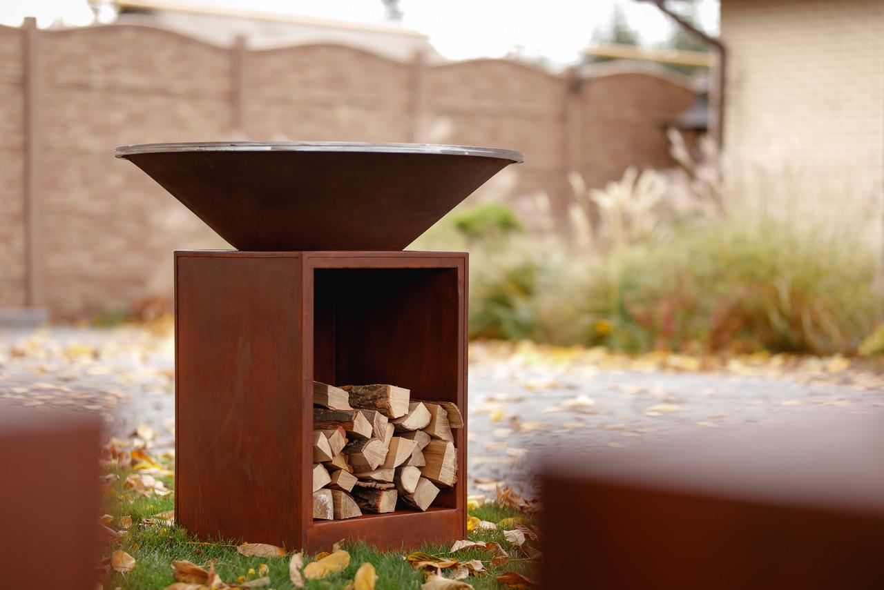 Гриль-мангал барбекю з відкритою тумбою Smoke House Holla Grill Open Rust (600004) - фото 5 Гриль-мангал барбекю з відкритою тумбою Smoke House Holla Grill Open Rust (600004) - фото 5