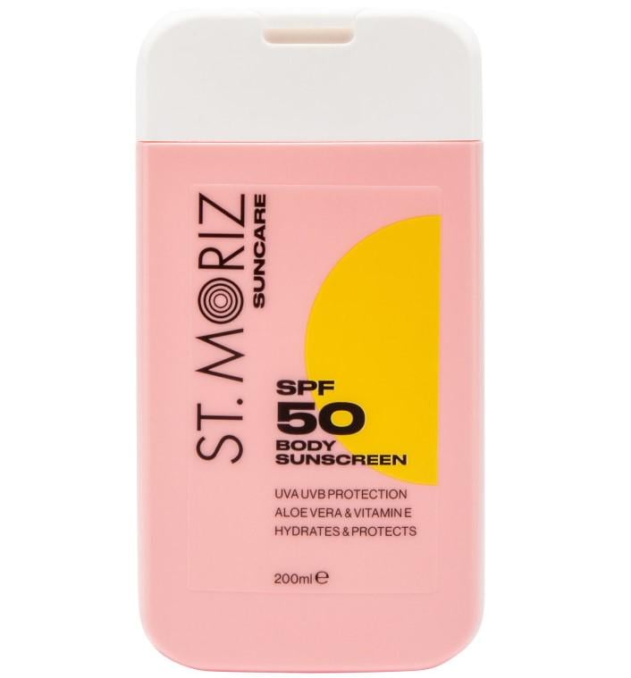 Лосьон солнцезащитный для тела St.Moriz Suncare SPF 50 Body Sunscreen 200 мл