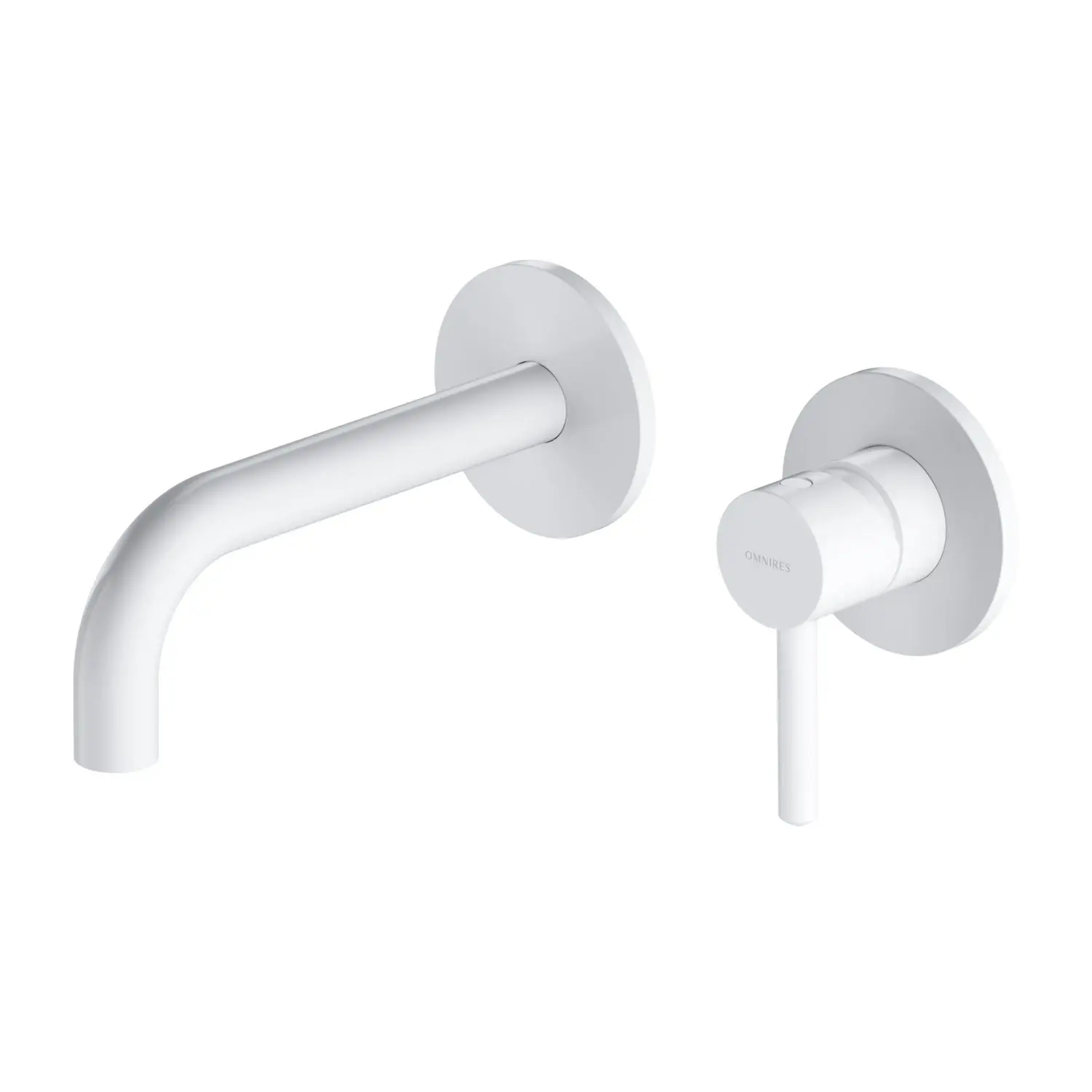 Смеситель скрытого монтажа Omnires Y для умывальника Белый матовый (Y1215HWM)