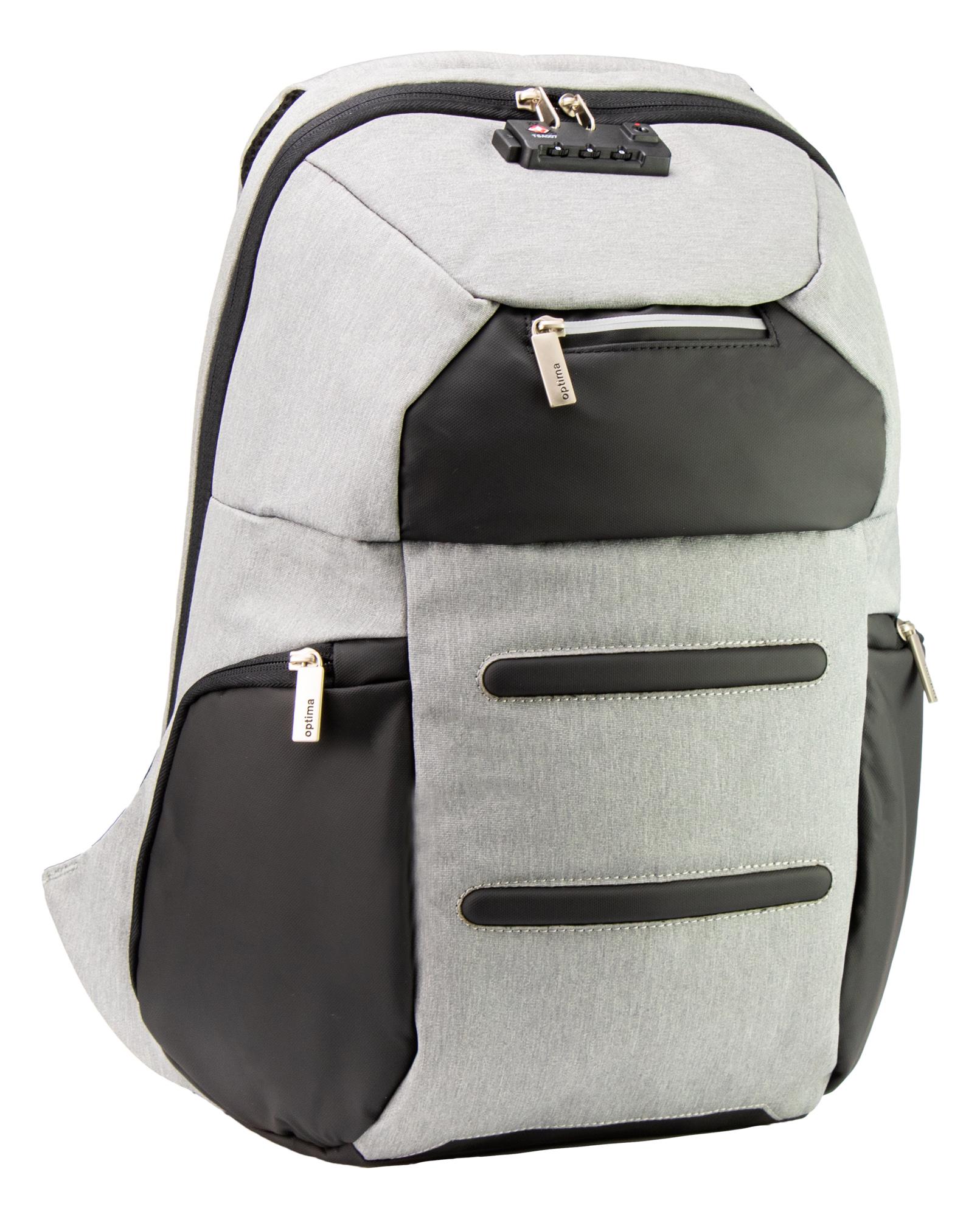 Рюкзак Optima 47x31x16 см 16-25 л Сірий (O96917-03)