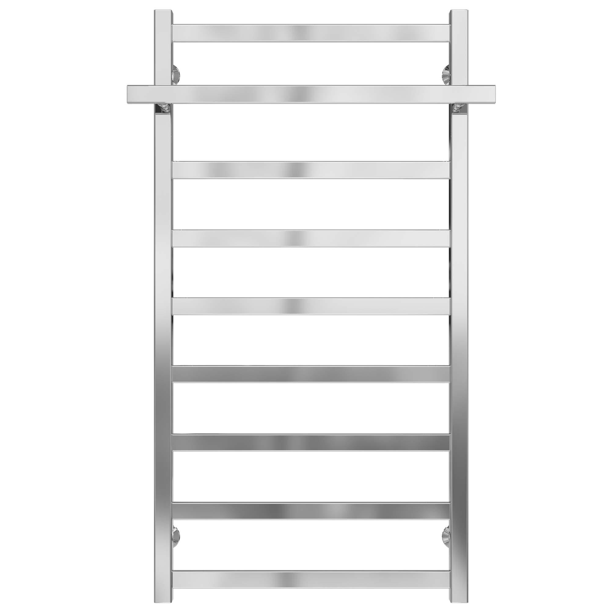 Полотенцесушитель водяной Deffi Nicolе П9 нижнее подключение нержавеющая сталь 500х1000 мм Хром (A.NI.100.50.9.C.A)