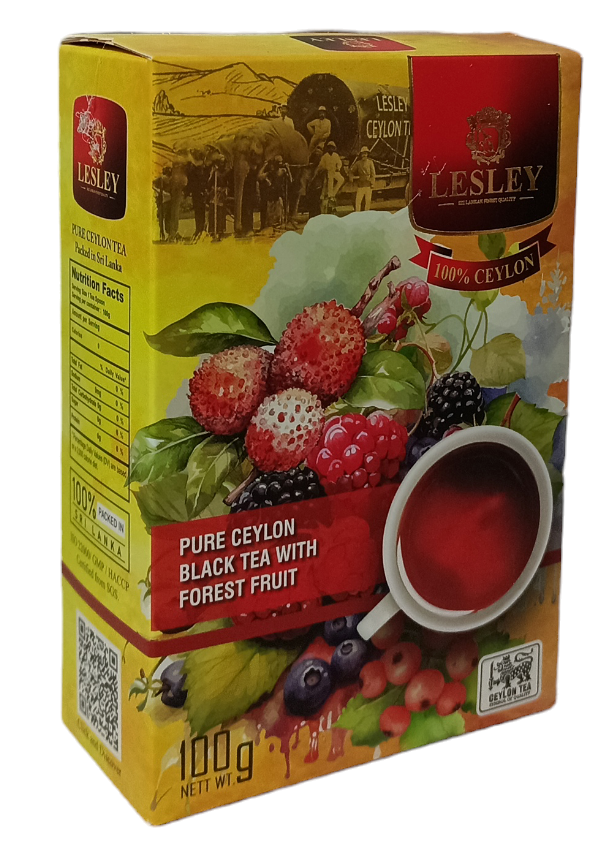 Чай Lesley черный Лесные фрукты 100 г (59277)
