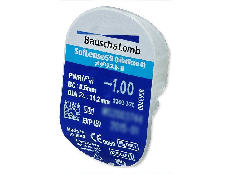 Контактні лінзи Bausch & Lomb SofLens 59 -5,25 1 шт. (/1/соф59/525/)