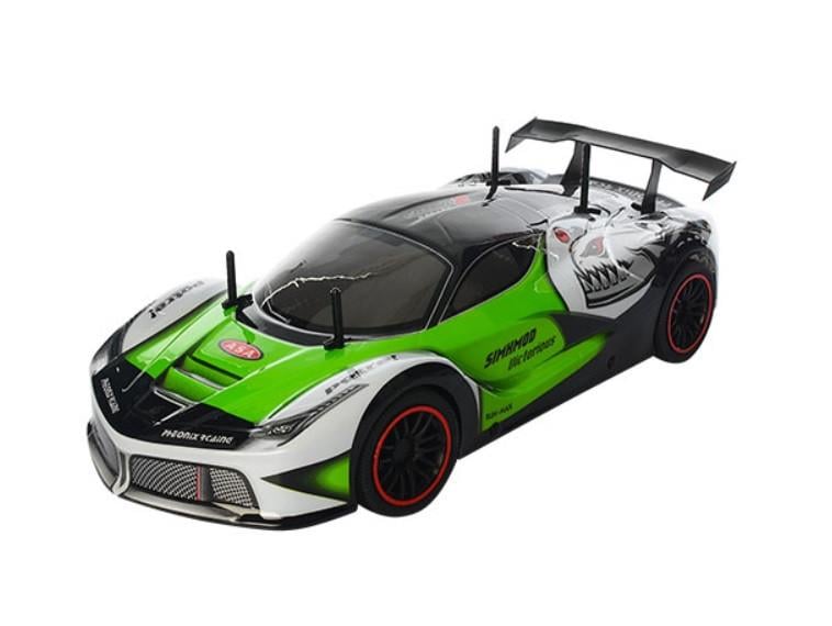 Игрушка на радиоуправлении SUNROZ Speed ​​Racing игрушечный гоночный автомобиль 1:10 Зеленый (SUN2483)