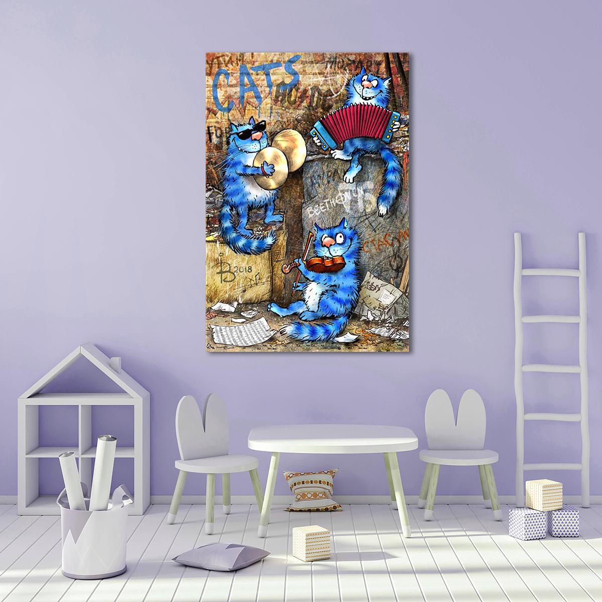 Модульная картина В джазе только джентльмены 1 модуль 40х60 см (_rinaz_20181634007)