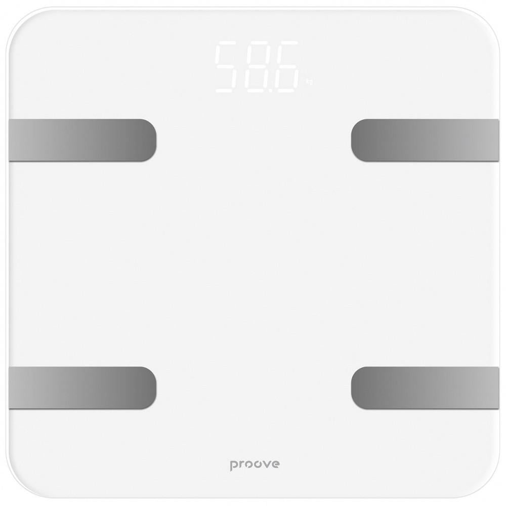 Смарт весы напольные Proove Numbers White