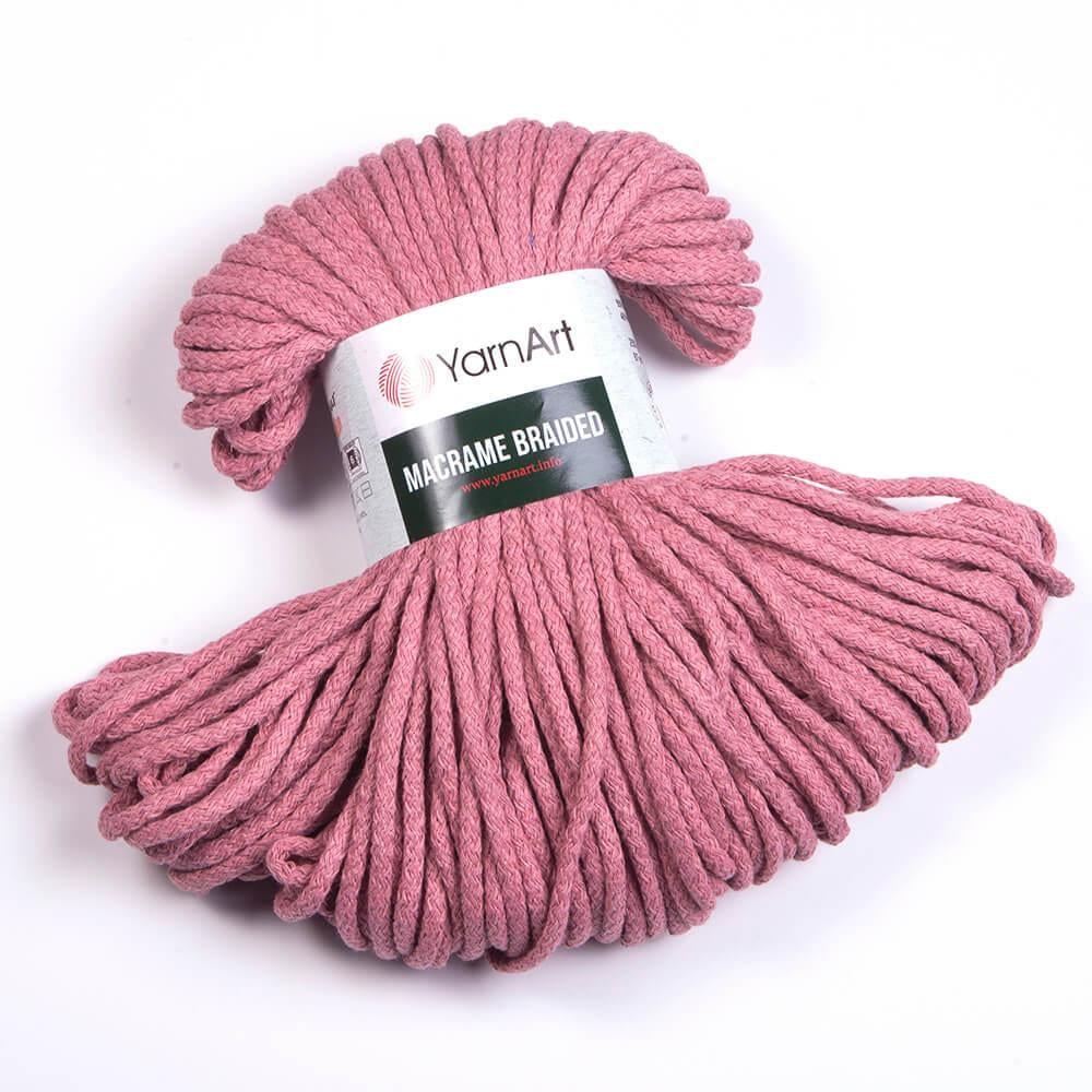 Шнур Macrame Braided 5 мм 250 г Троянда №792 Шнур Macrame Braided 5 мм 250 г Троянда №792