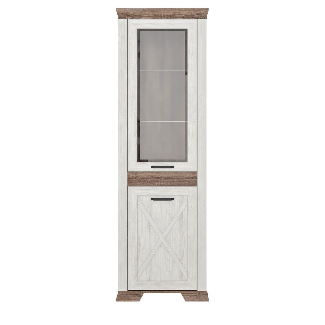 Вітрина для кабінету Gerbor REG1D1W Марсель ДСП 680х455х2205 мм (5452)