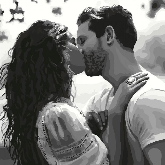 Картина по номерам Ідейка Настоящие чувства 40х40 см (KHO4722)