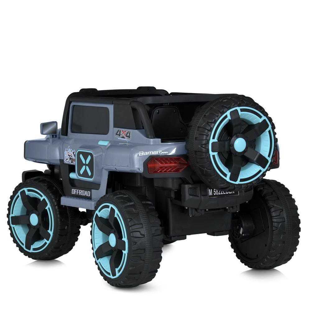 Детский электромобиль Bambi джип M 5822EBLR 24V Серый - фото 4 Детский электромобиль Bambi джип M 5822EBLR 24V Серый - фото 4