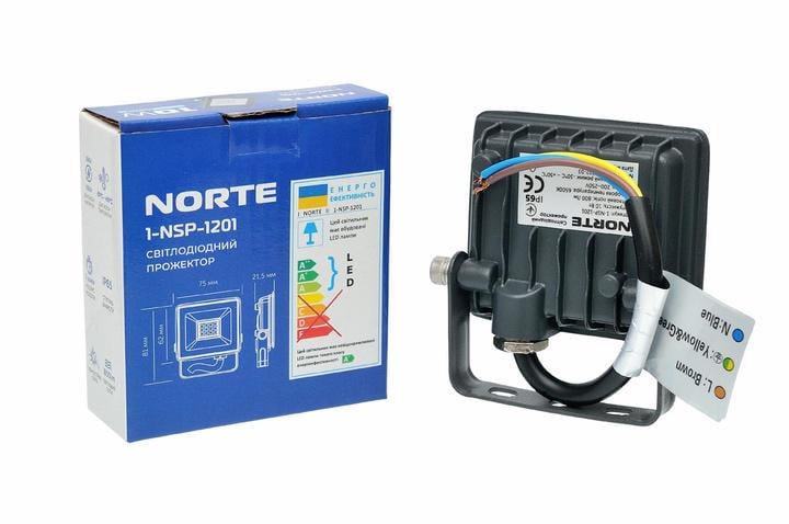 Прожектор NORTE Spotlight 1-NSP-1201 10W 6500К (27803213) - фото 2 Прожектор NORTE Spotlight 1-NSP-1201 10W 6500К (27803213) - фото 2