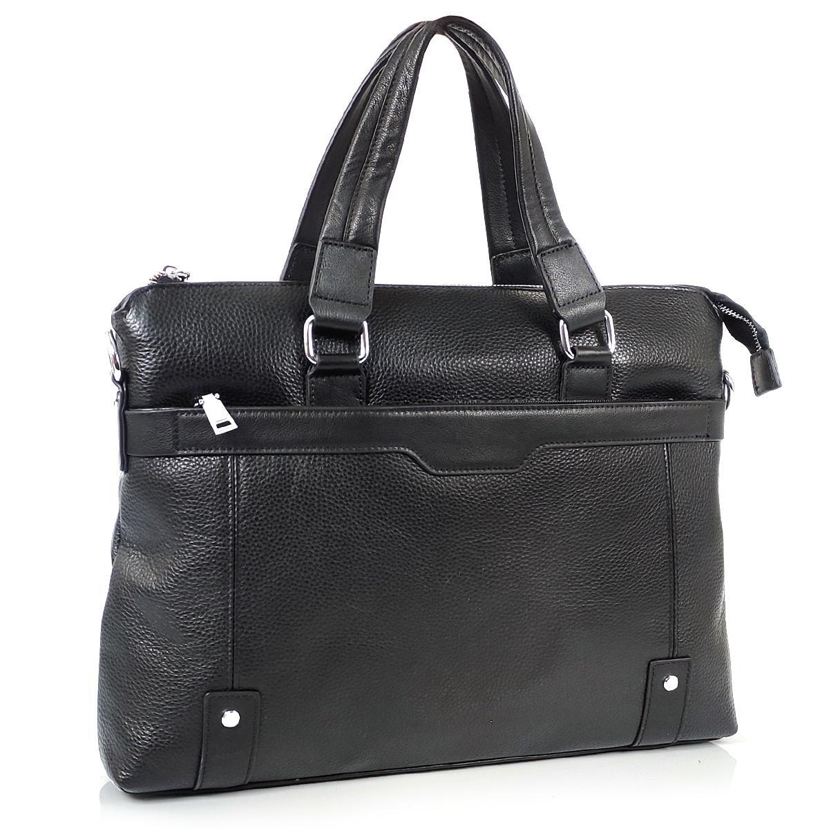 Чоловіча сумка для ноутбука та документів чоловіча Royal Bag F-A25F-17637A Чорний (5603)