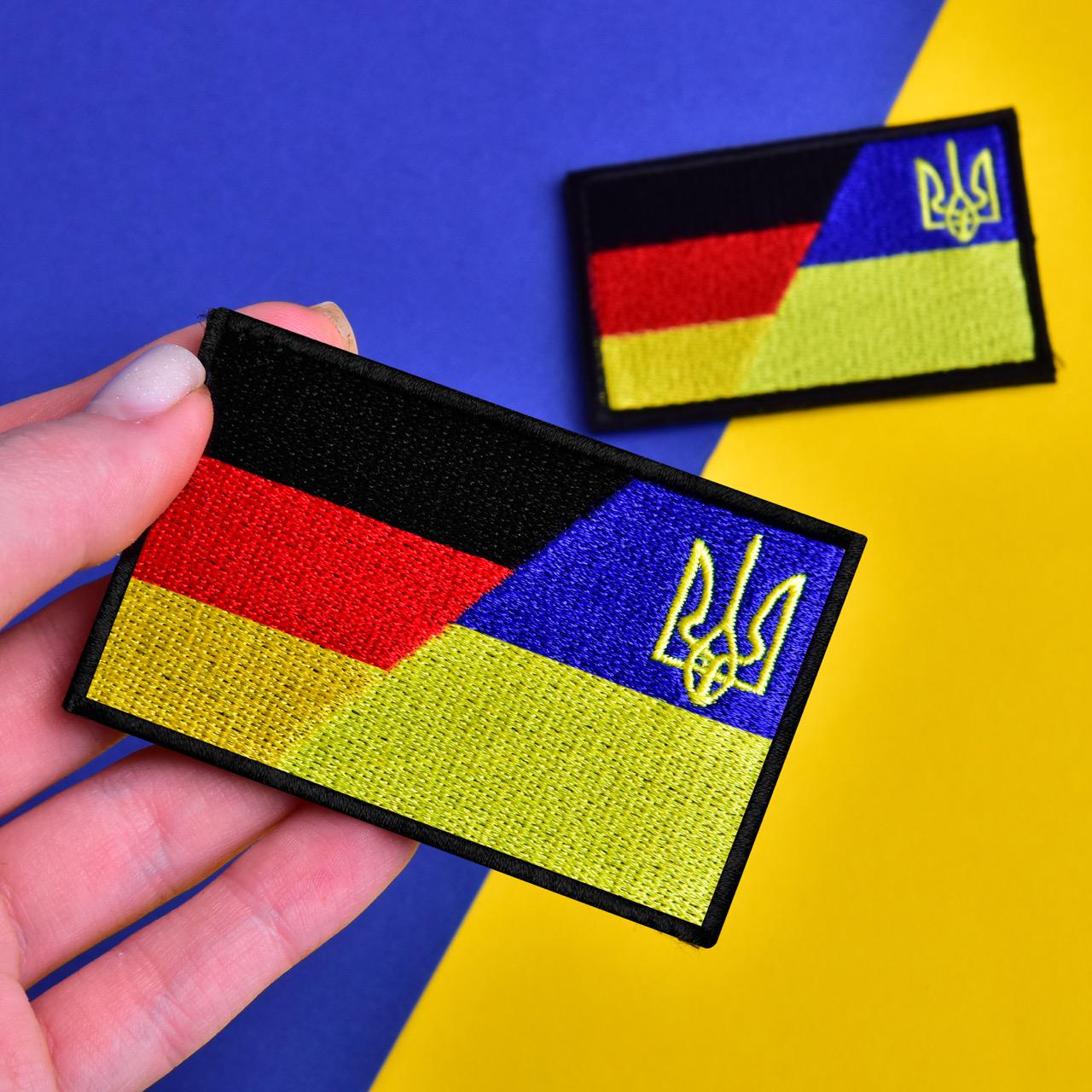 Шеврон на липучке Флаги Германии и Украины (26237) - фото 9 Шеврон на липучке Флаги Германии и Украины (26237) - фото 9