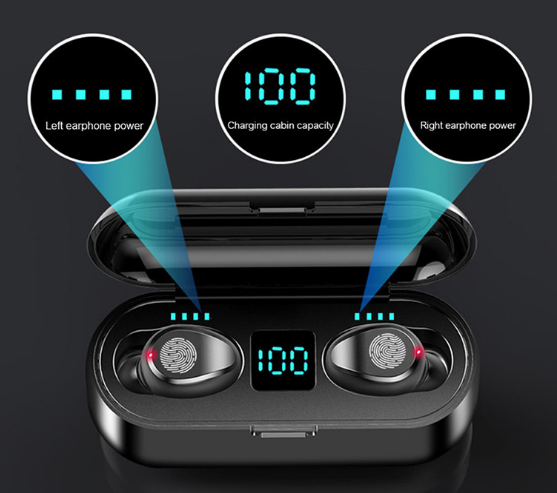 Навушники бездротові Bluetooth v5.1-F9 (1764) - фото 2 Навушники бездротові Bluetooth v5.1-F9 (1764) - фото 2