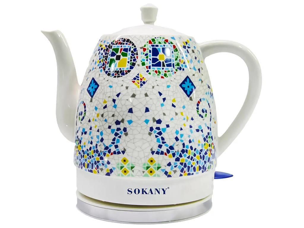 Чайник электрический Sokany Мозаика 1,5 л 1000Вт (MFM-SK-09008)