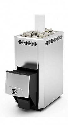 Дровяная печь для бани и сауны Теплодар Сахара 24 ЛНЗП профи с ГЛП