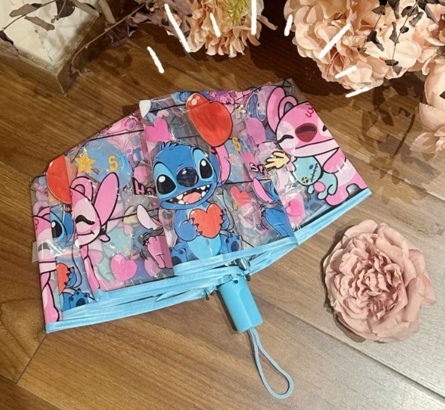 Зонт детский Стич No1 Прозрачный (2658572679) - фото 4 Зонт детский Стич No1 Прозрачный (2658572679) - фото 4