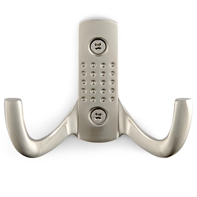 Гачок настінний MVM Z-341 SN подвійний Сатин (211438)