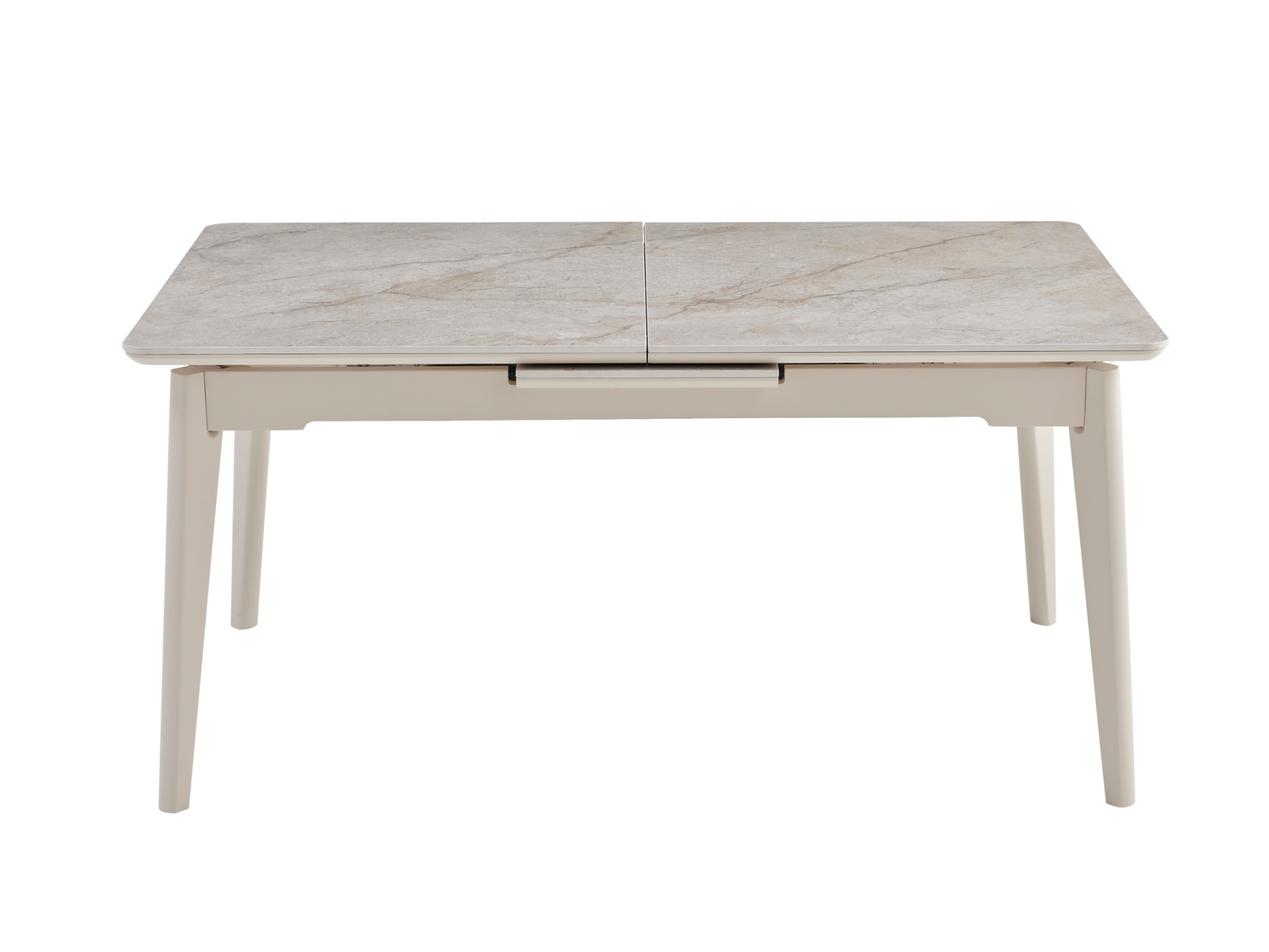 Стол обеденный раздвижной Vetro Mebel 1600-2000x900x760 мм Мистик грей/Капучино (TМ-125) - фото 2