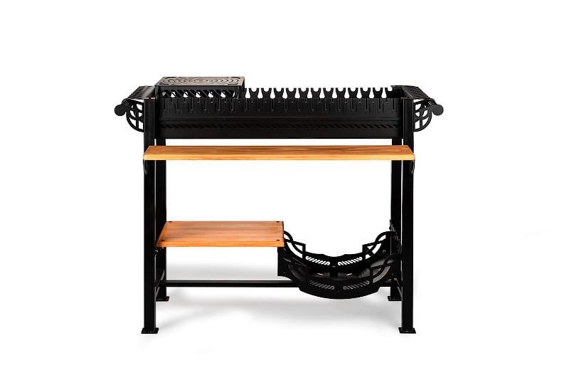 Мангал гриль Smoke House BBQ Garden комплектація Maximum 1200х600х850 мм на 20 шампурів з ґратами кришкою (27860590) - фото 4 Мангал гриль Smoke House BBQ Garden комплектація Maximum 1200х600х850 мм на 20 шампурів з ґратами кришкою (27860590) - фото 4