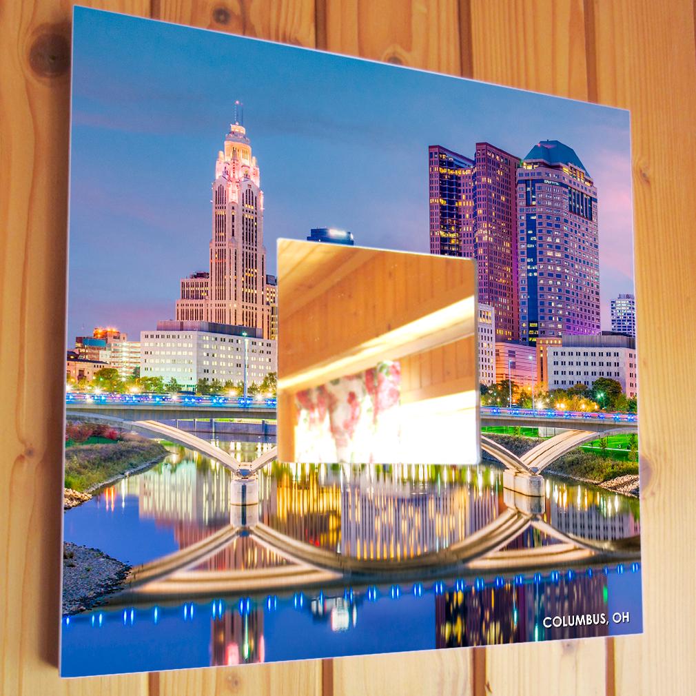 Зеркало декоративное Коламбус Огайо 260х260 мм (M04032)