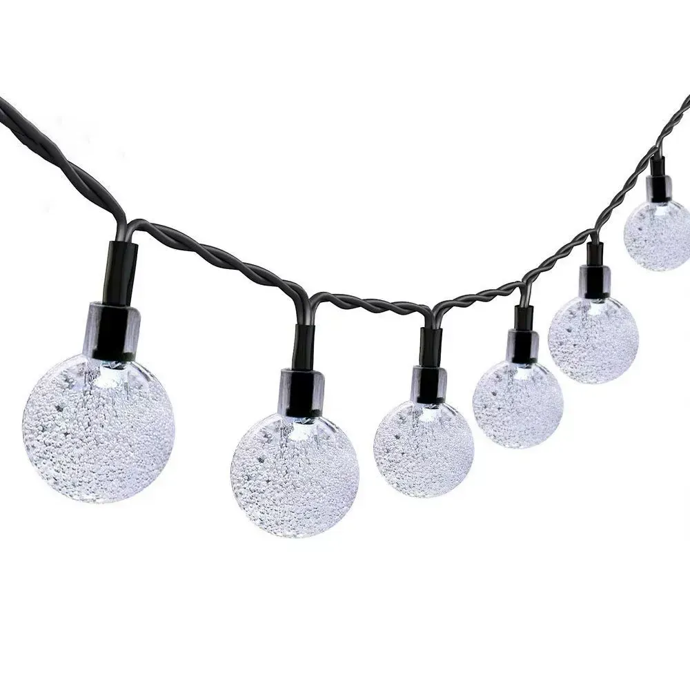 Гирлянда уличная Лампочки от солнечной панели 20 м 100 LED Холодный белый (234576481) - фото 9