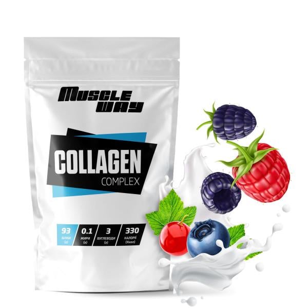 Коллаген гидролизованный MuscleWay Лесные ягоды в порошке на 50 порций 500 г (21-125-kg-mw-rs500.3)