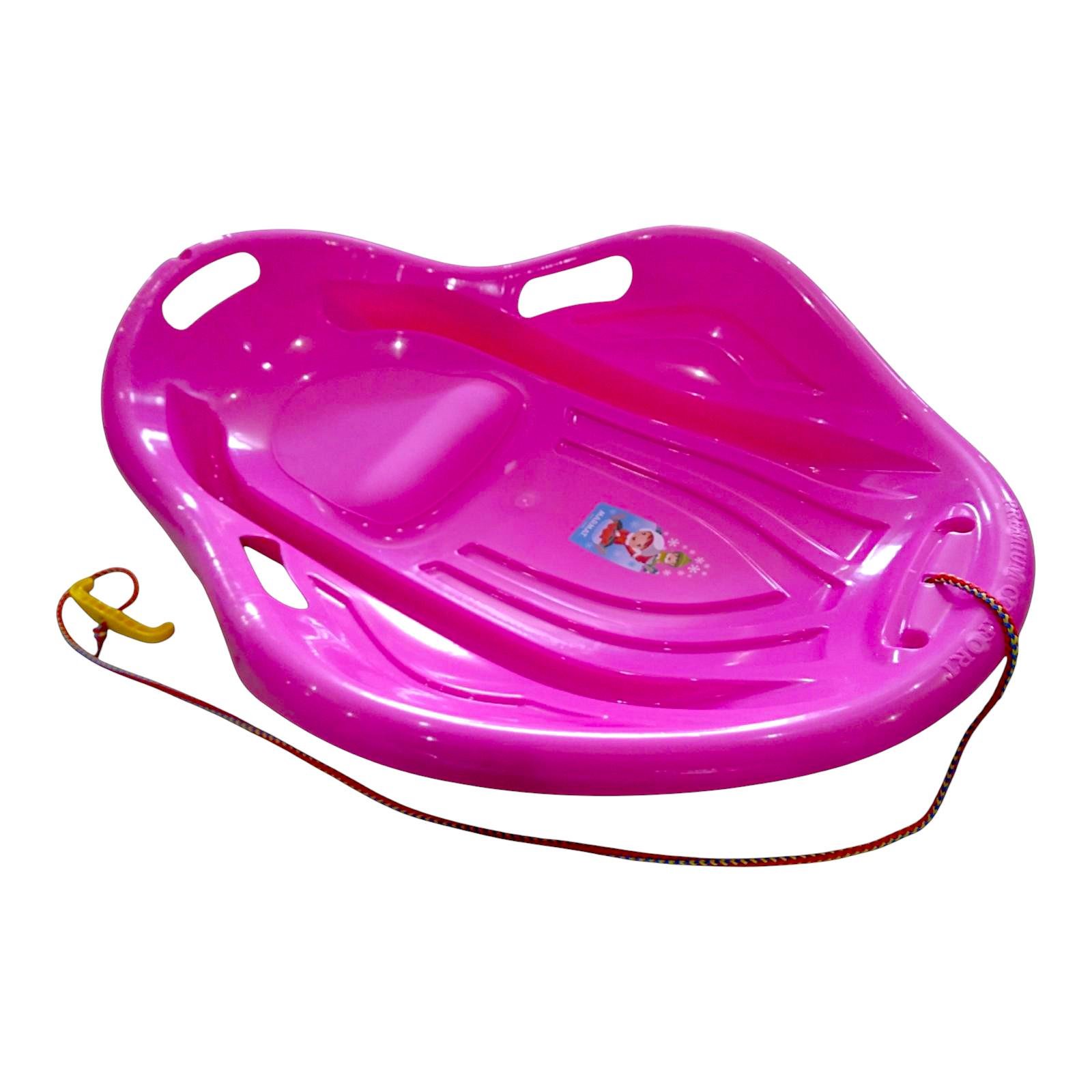 Санки-ледянка детские с ручками Marmat Мушля Розовый (11151) - фото 3 Санки-ледянка детские с ручками Marmat Мушля Розовый (11151) - фото 3