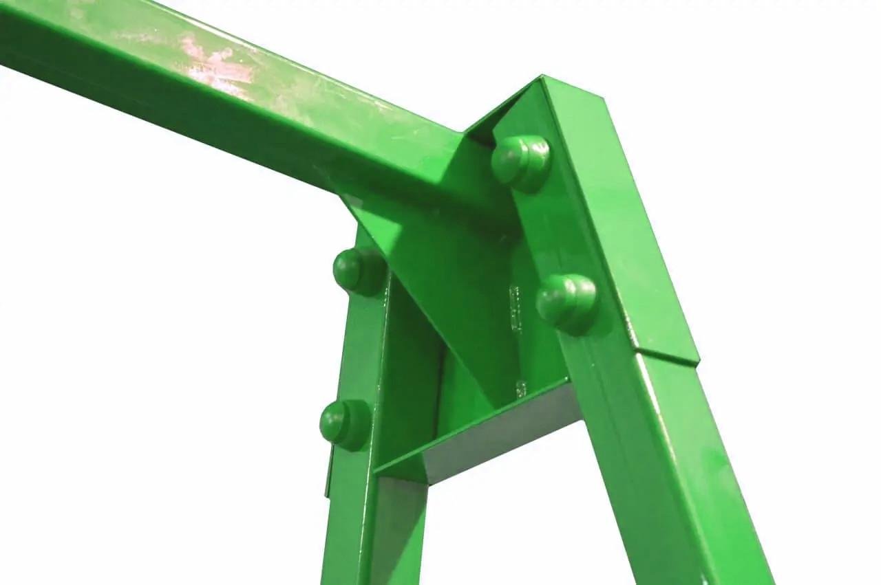 Качель детская SAB металлическая на опорах двухместная для улицы (0066) - фото 4