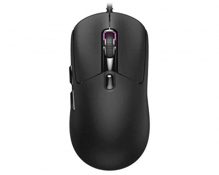 Компьютерная мышка оптическая Cougar Minos NEO USB сенсор PixArt PAW3327 800-6200 dpi 220 IPS RGB подсветка 6 кнопок 1,8 м Черный (2881188776)