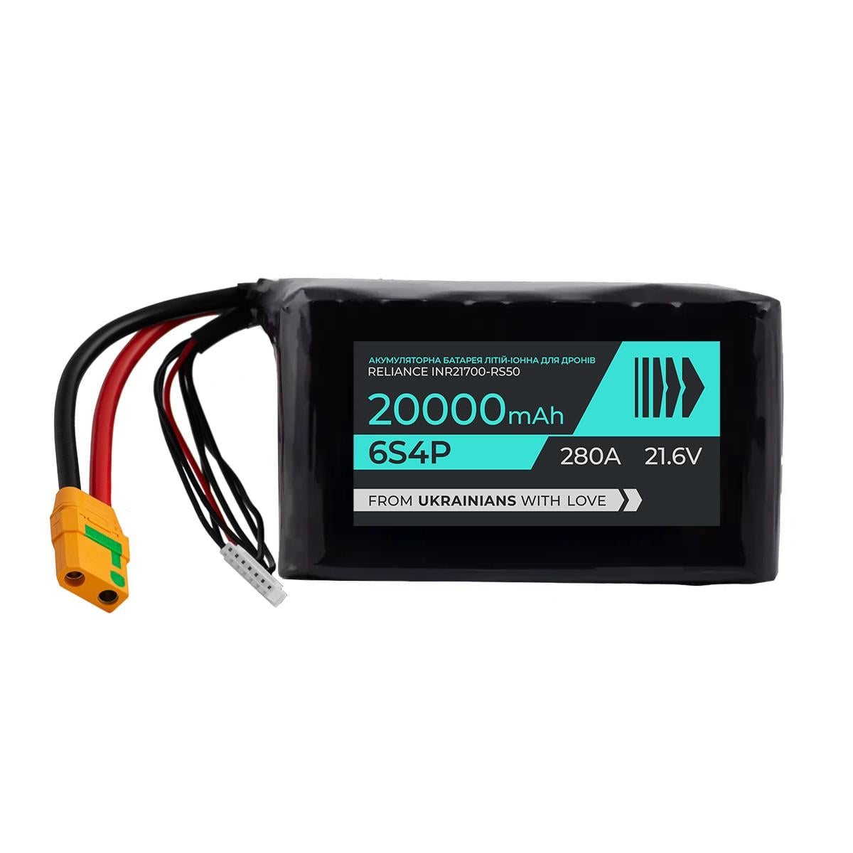 Аккумулятор для коптера BTRY 6s4p Reliance RS50 20000 мАч 21,6V/280А