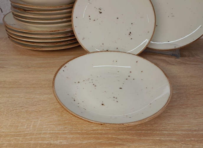 Столовый сервиз  OMS TULU фарфор 6 персон 24 шт. KL24-Крем (KL24-Крем) - фото 3