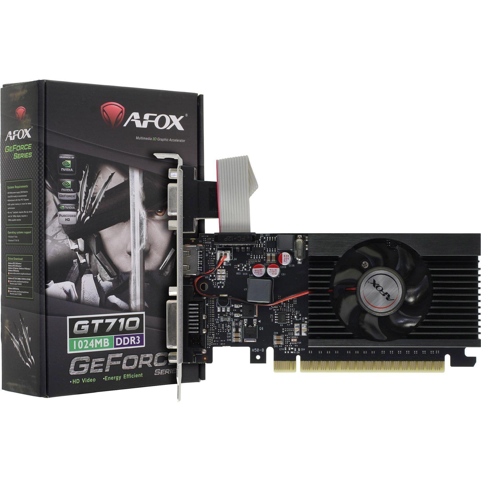 Відеокарта AFOX GeForce GT 710 1GB GDDR3 (ERC-AF710-1024D3L5-V3) - фото 3