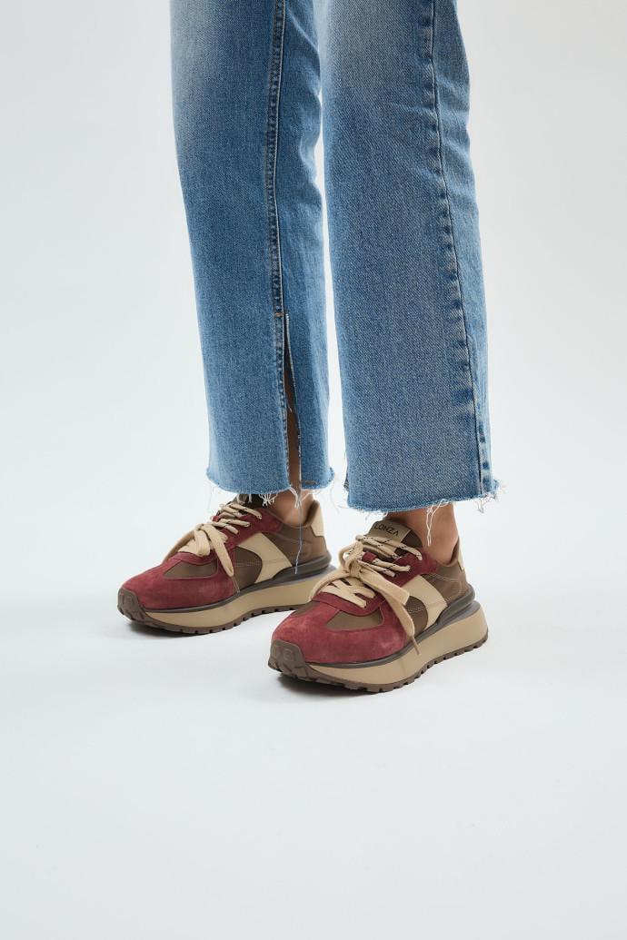 Кроссовки женские демисезонные LONZA р. 41 Красный (199142) - фото 1 Кроссовки женские демисезонные LONZA р. 41 Красный (199142) - фото 1