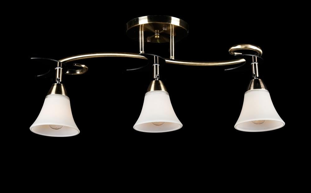 Люстра с плафонами Ray L70314/3 AB (IR005835) Люстра с плафонами Ray L70314/3 AB (IR005835)