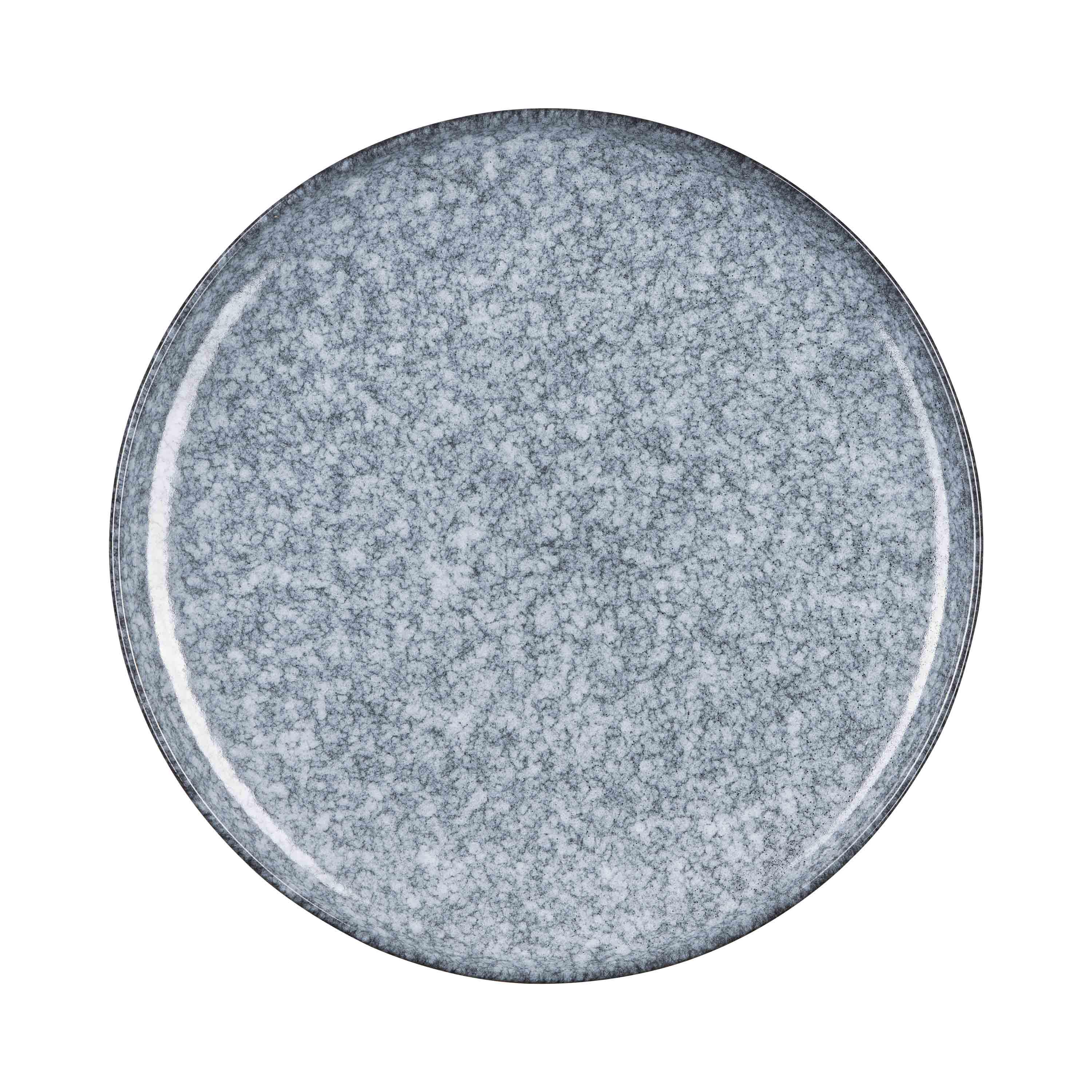 Столовый сервиз посуды Ardesto Loreto 5 предметов на 1 персону темно-серый мраморный фарфор - фото 5