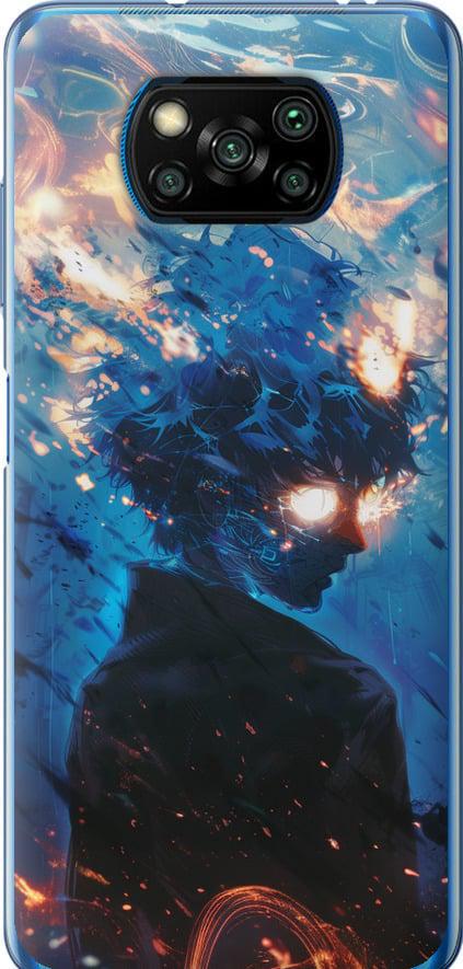 Чохол на Xiaomi Poco X3 Pro Сатору Годжо (6129t-2938-42517)