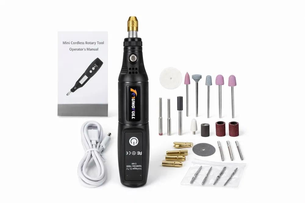 Гравер аккумуляторный HJ024 24 насадки (34074418)