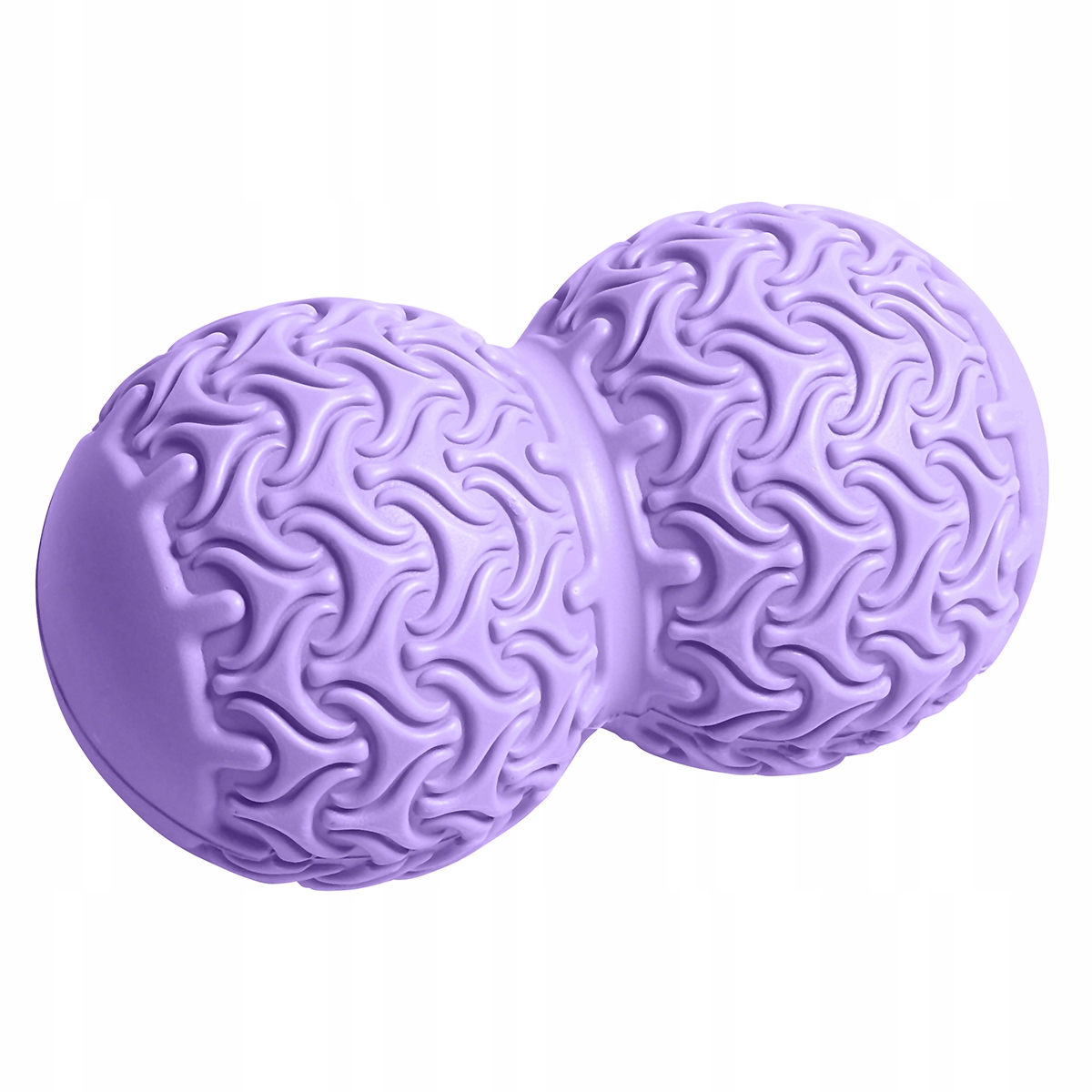 Массажный мяч SportVida Massage Duoball двойной 10x18 см Purple (SV-HK0235)