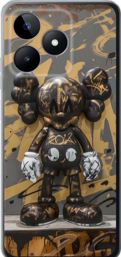 Чехол на Realme C53 Bronze kaws (6097u-3128-42517)
