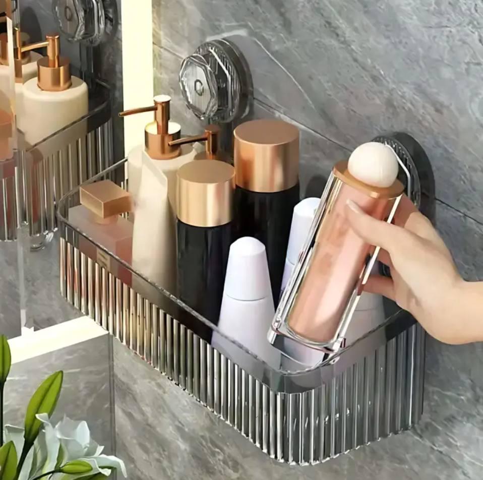 Полка-органайзер для ванной комнаты на присосках (016b1f48) - фото 4 Полка-органайзер для ванной комнаты на присосках (016b1f48) - фото 4