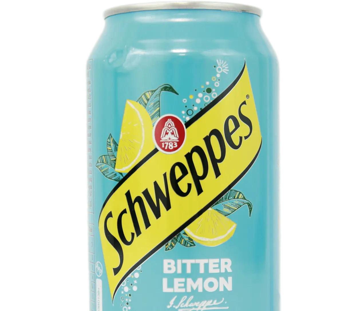 Напій безалкогольний газований Schweppes bitter lemon 0,33 л - фото 1